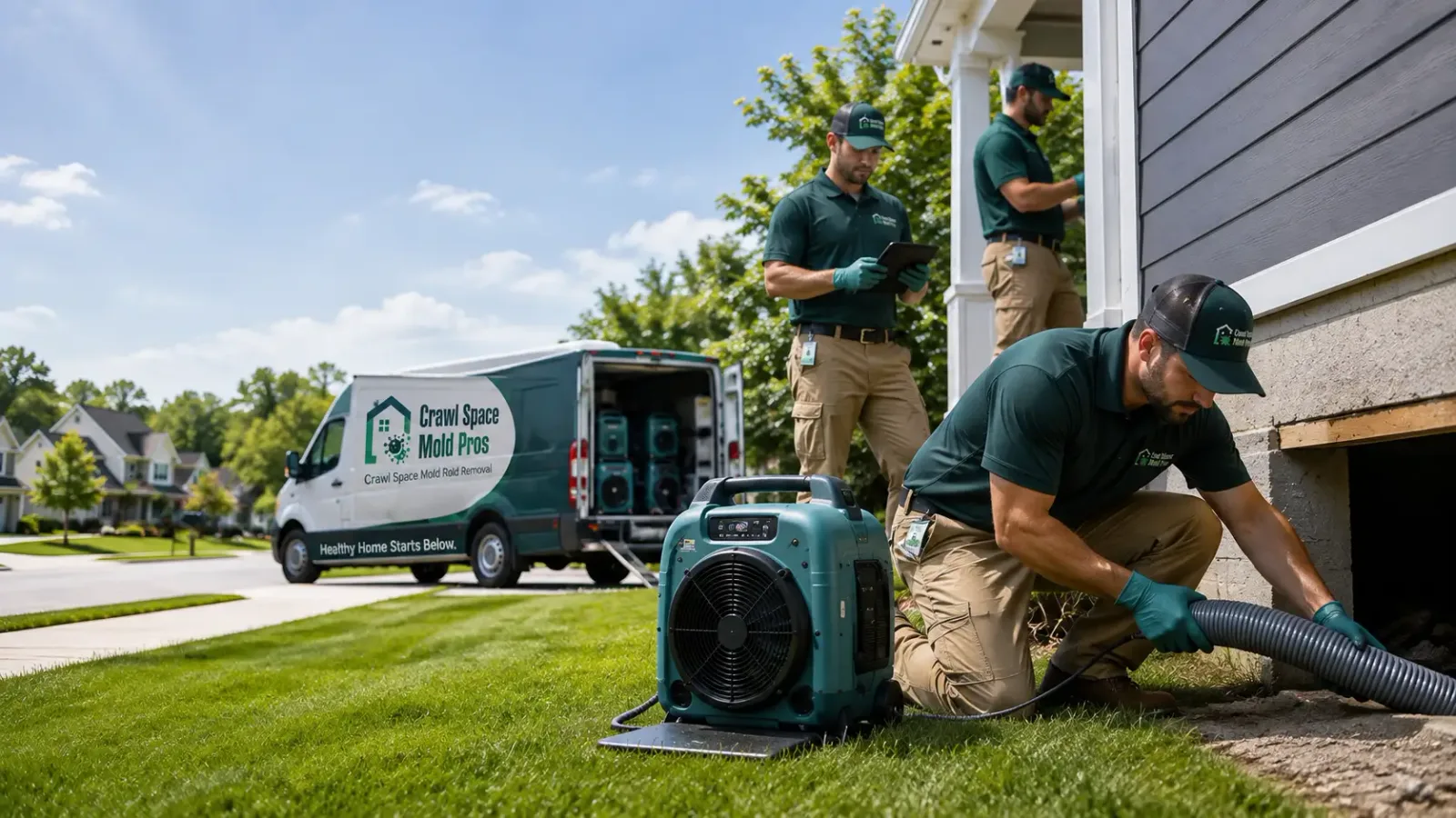 Crawl Space Mold Removal in Greensburg, KS
